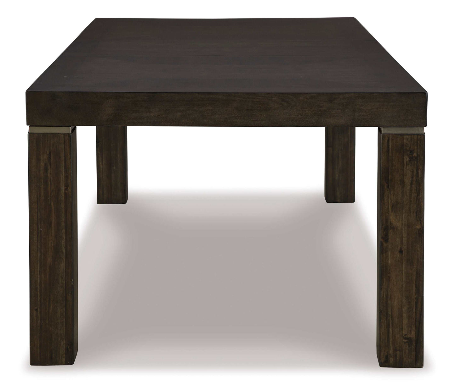 Hyndell Dark Brown Dining Table w/ 18" Extension