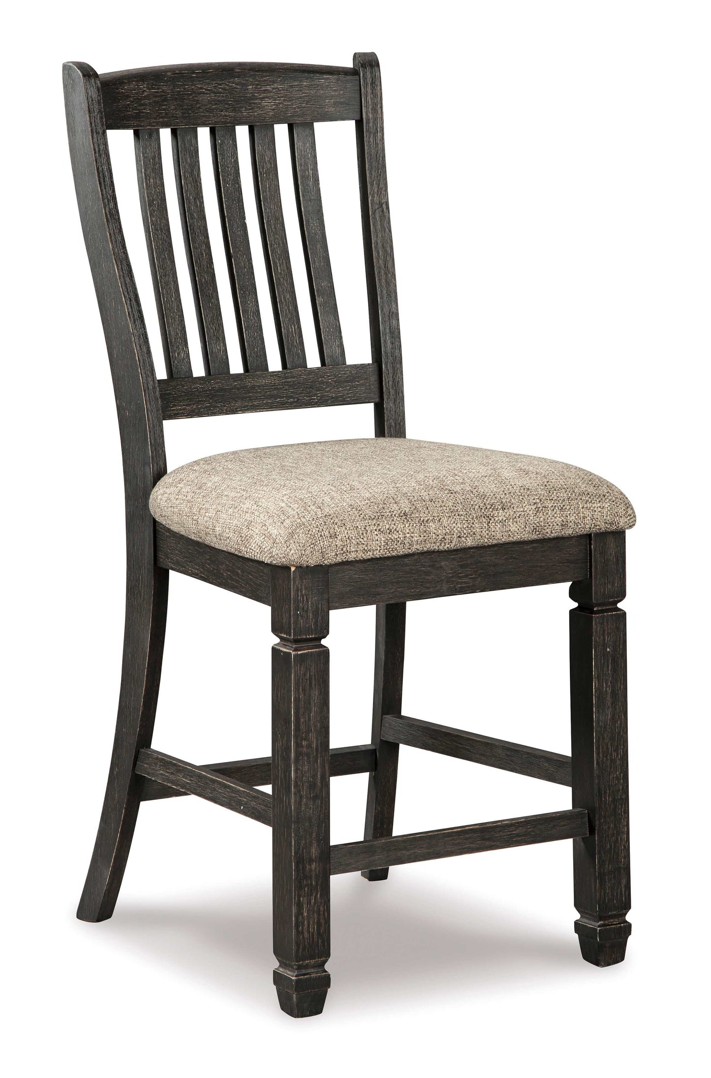 Tyler Creek Black/Grayish Brown Counter Height Bar Chair (Set of 2)