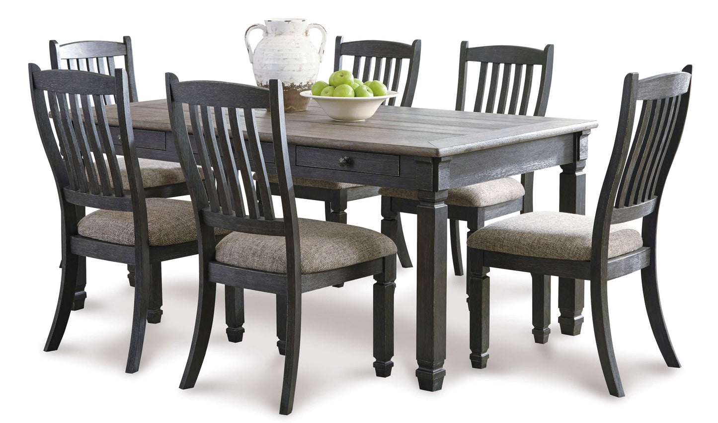 Tyler Creek Black & Gray Dining Room Set / 5pc