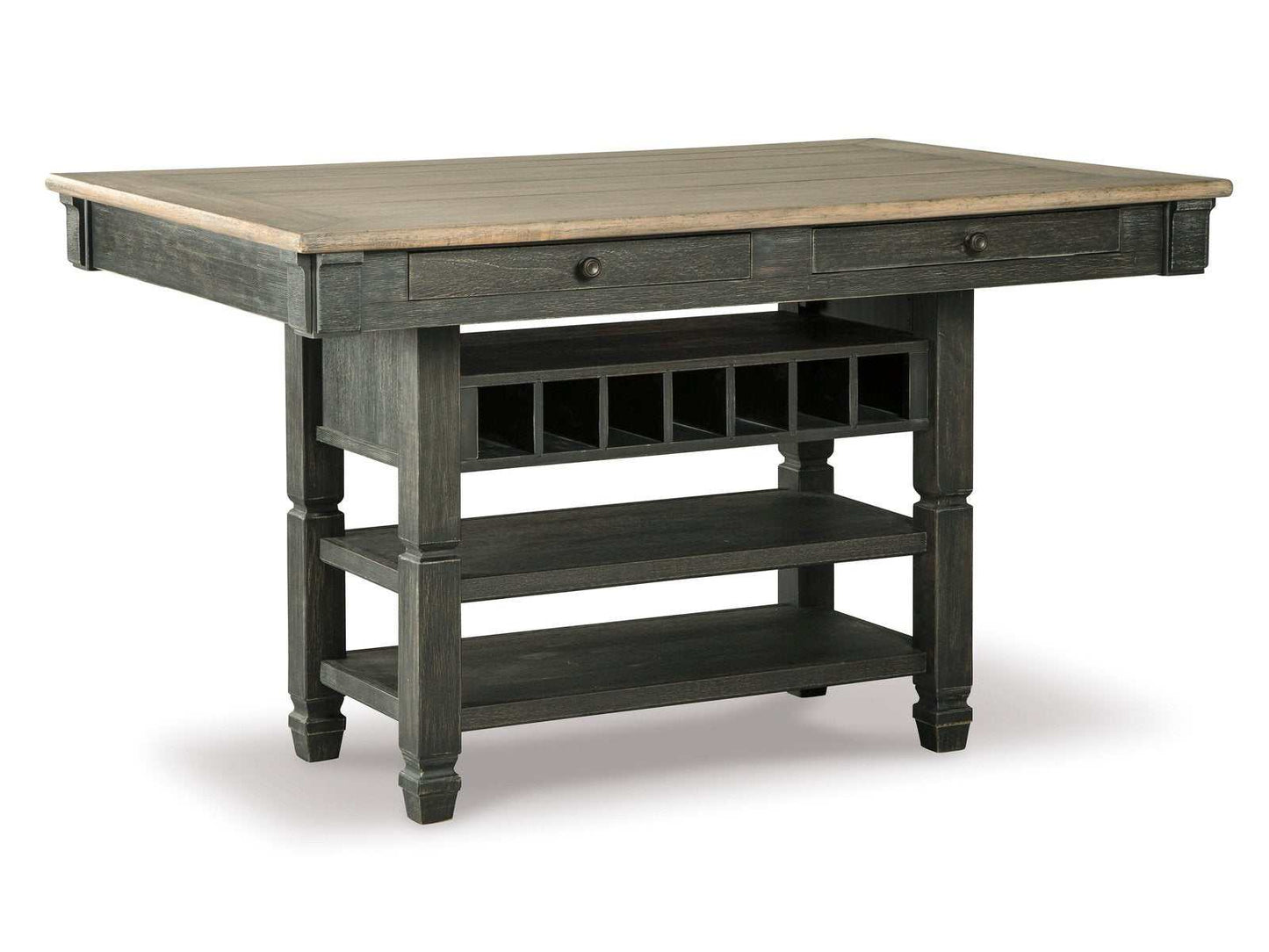 Tyler Creek Black/Gray Counter Height Dining Table