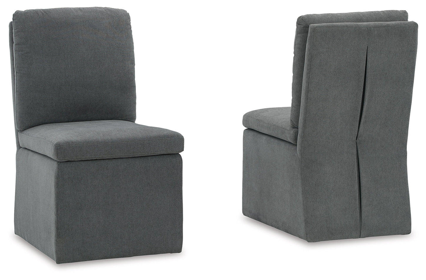 Krystanza Charcoal Dining Chair (Set of 2)