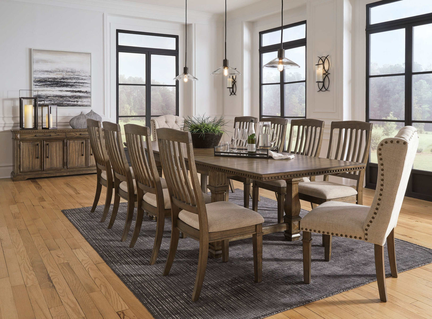 Markenburg Brown Dining Table w/ Extension