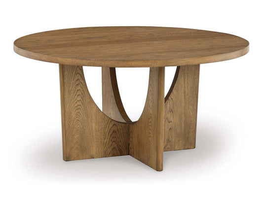 Dakmore Brown Round Dining Table