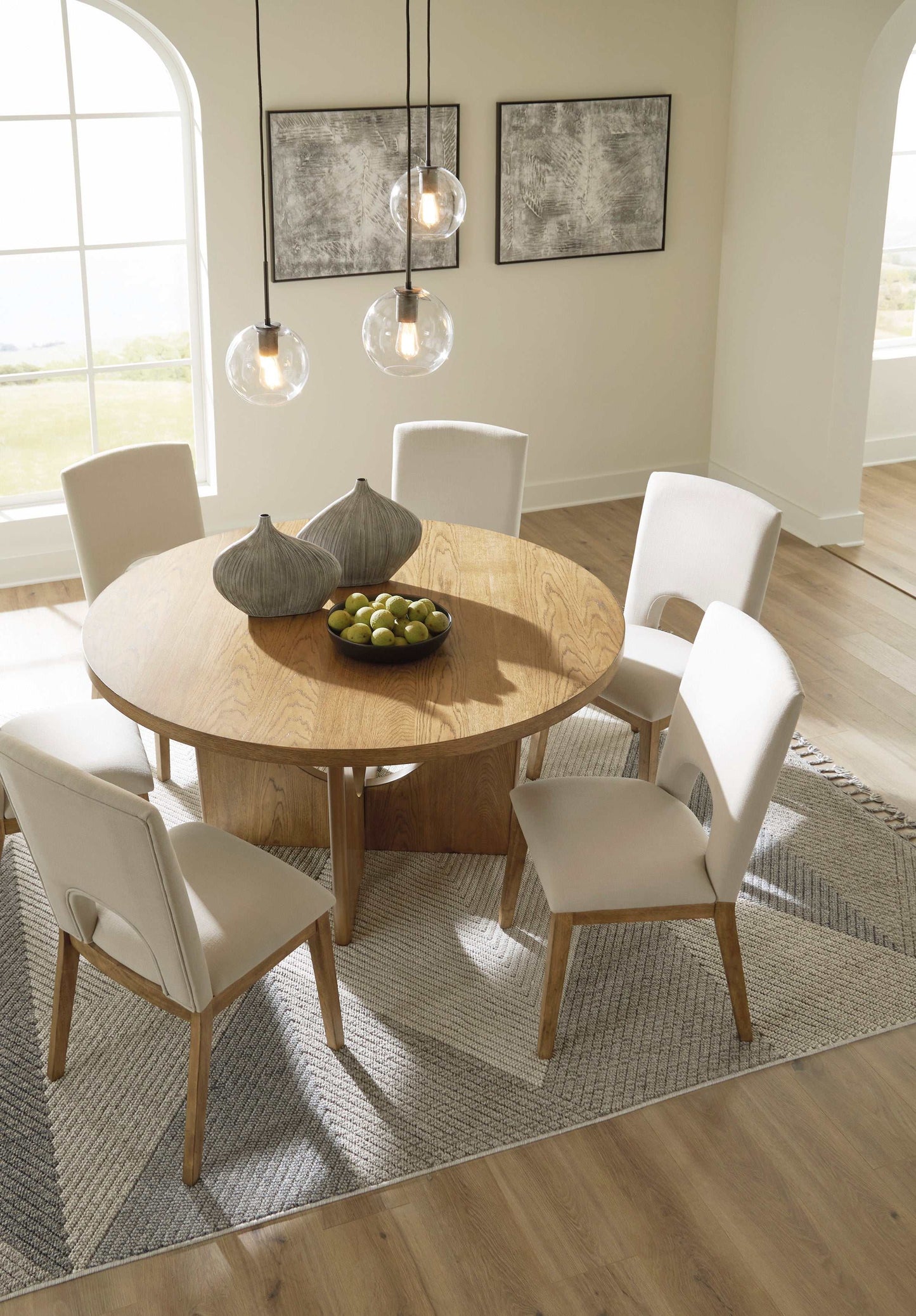 Dakmore Brown Round Dining Table