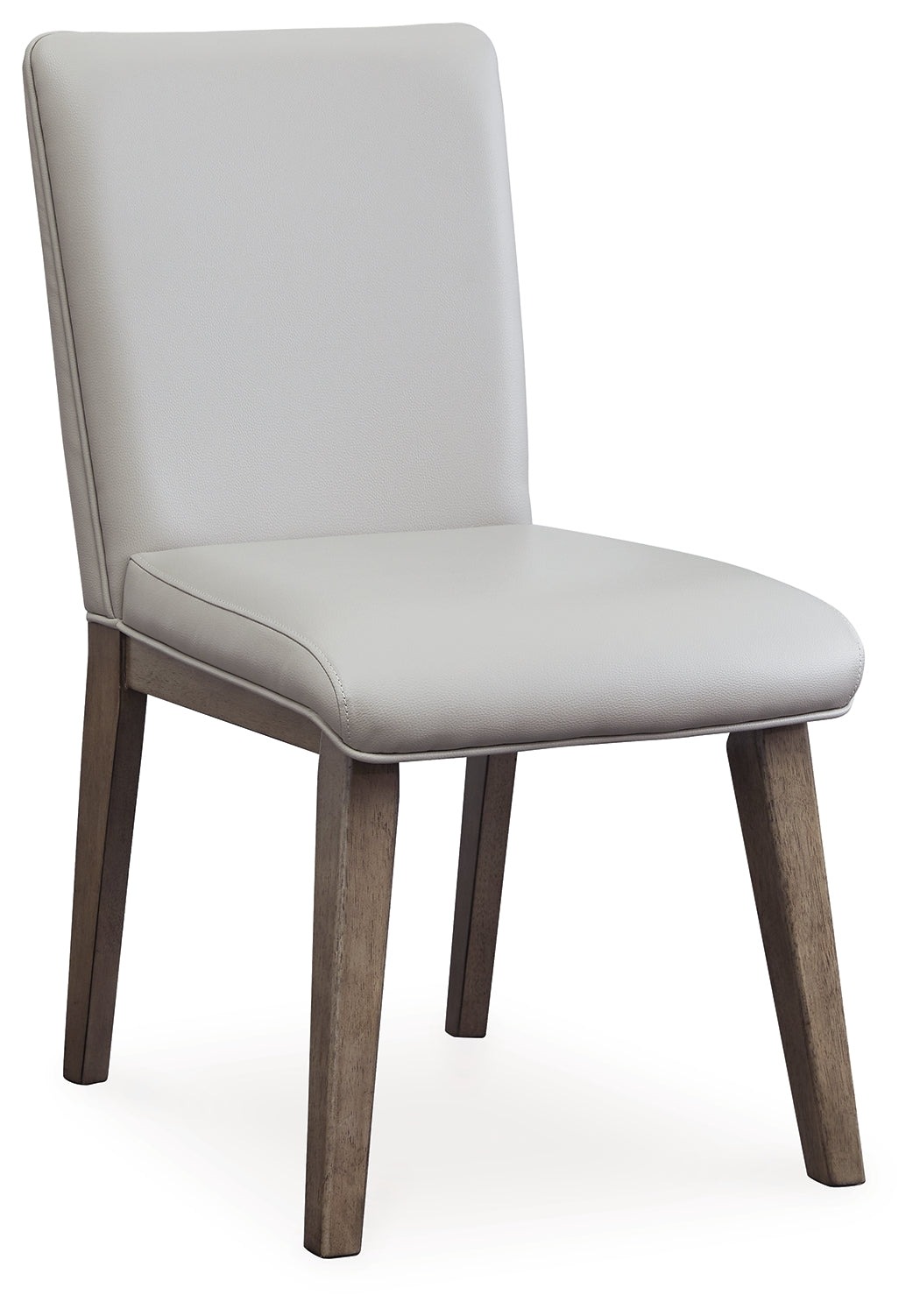 Loyaska Grayish Brown Dining Chair ( Set of 2)