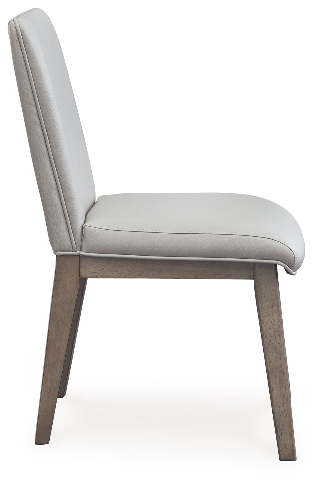 Loyaska Grayish Brown Dining Chair ( Set of 2)