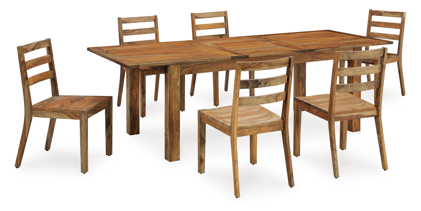 Dressonni Brown Dining Room Set / 7pc