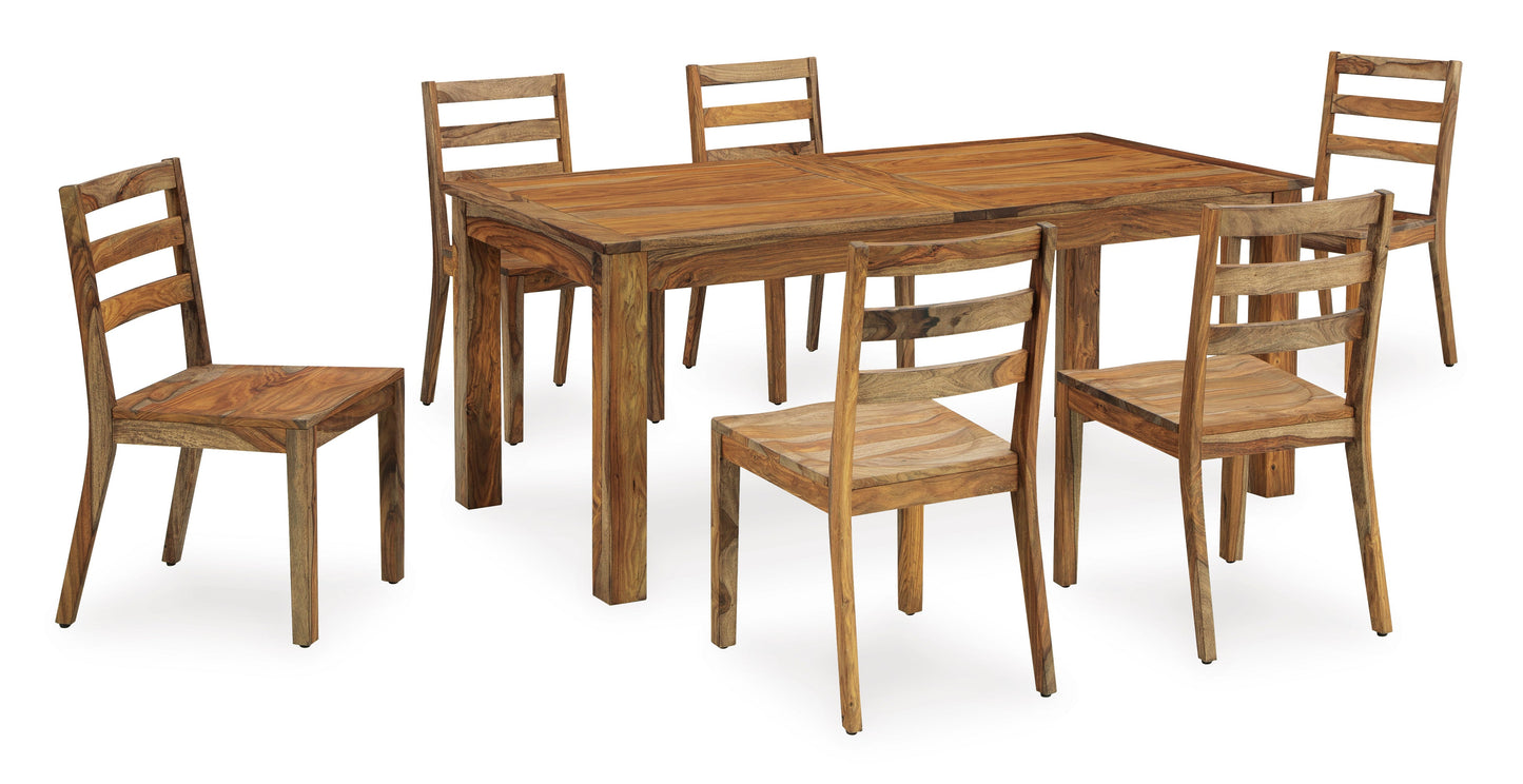 Dressonni Brown Dining Room Set / 7pc