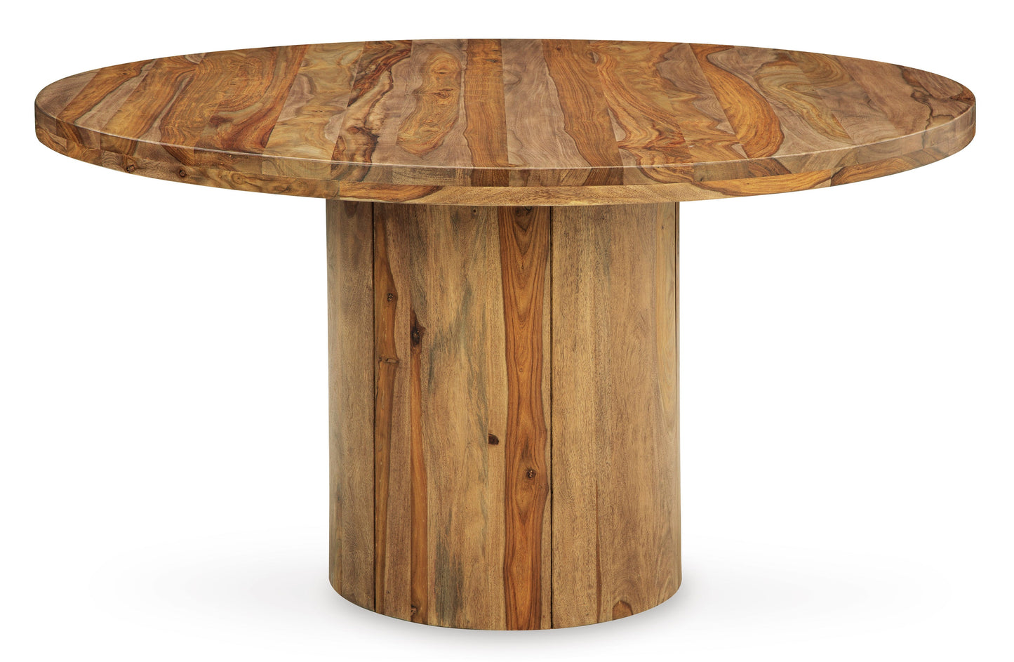 Dressonni Brown Round Dining Table