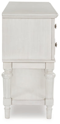 Montelaine Antique White Dining Room Server - Ornate Home