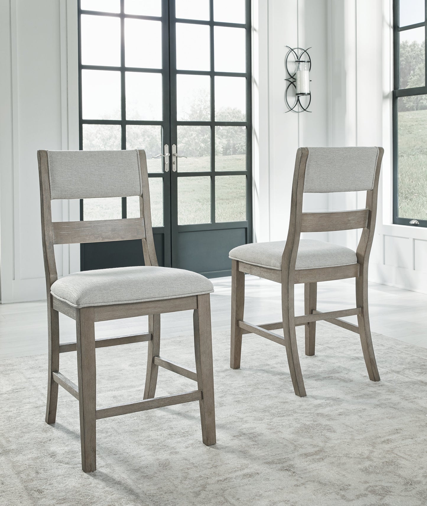 Moreshire Bisque Counter Height Bar Stool (Set of 2)