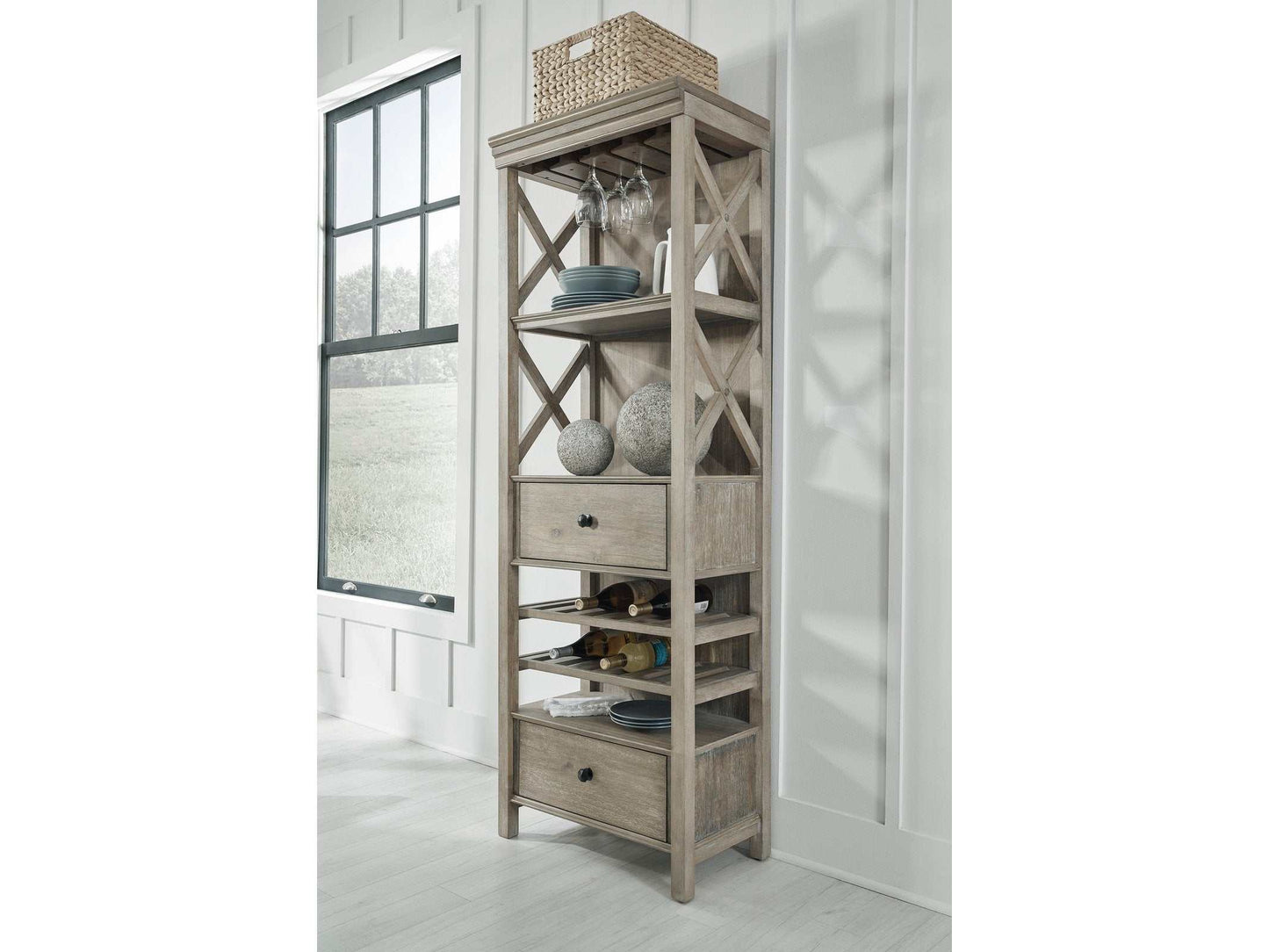 Moreshire Bisque Display Cabinet