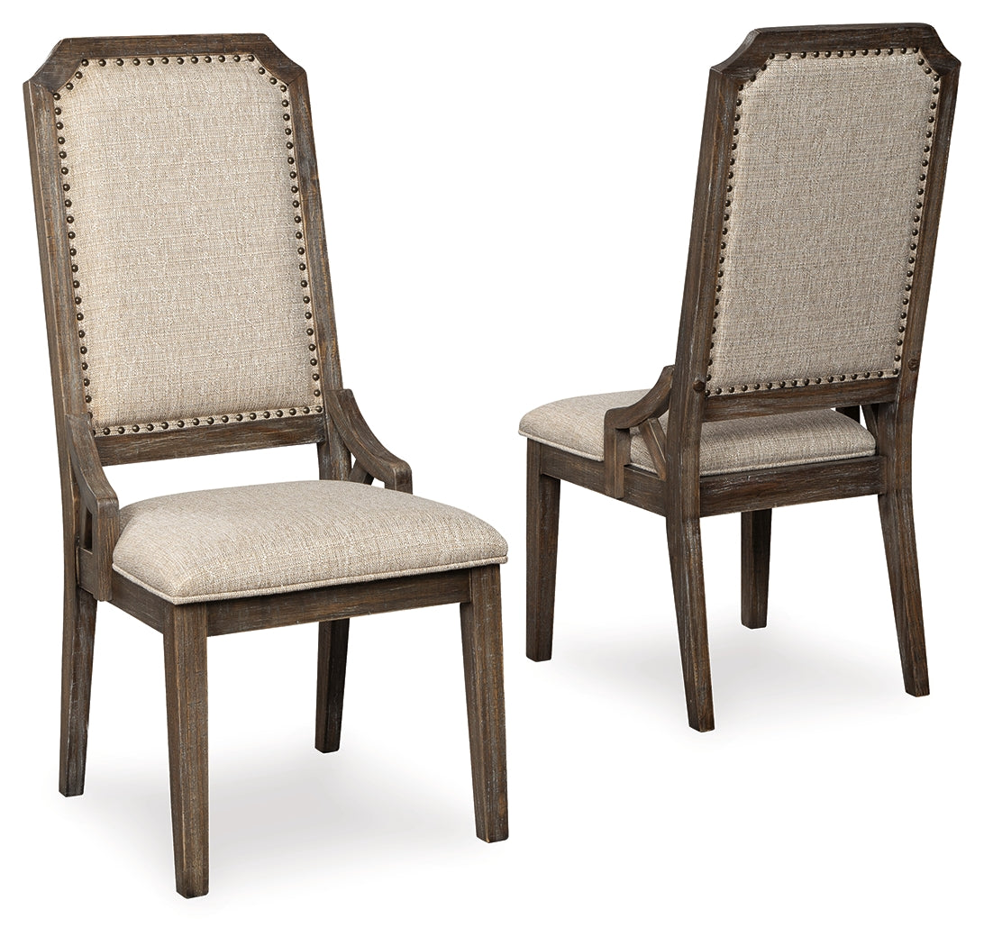 Wyndahl Rustic Brown Dining Chair (Set of 2)