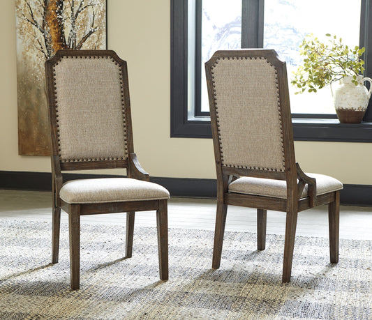 Wyndahl Rustic Brown Dining Chair (Set of 2)