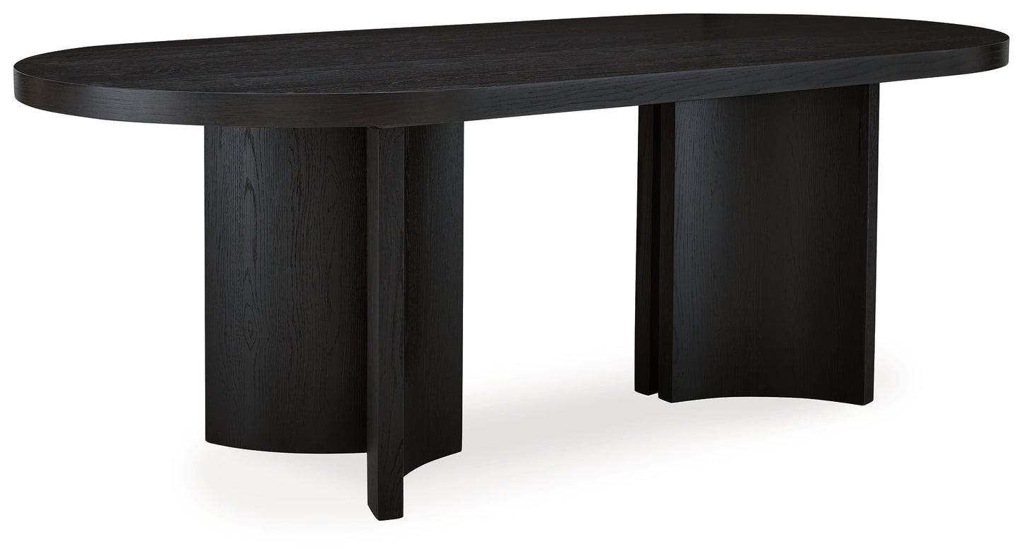 Rowanbeck Black Dining Table