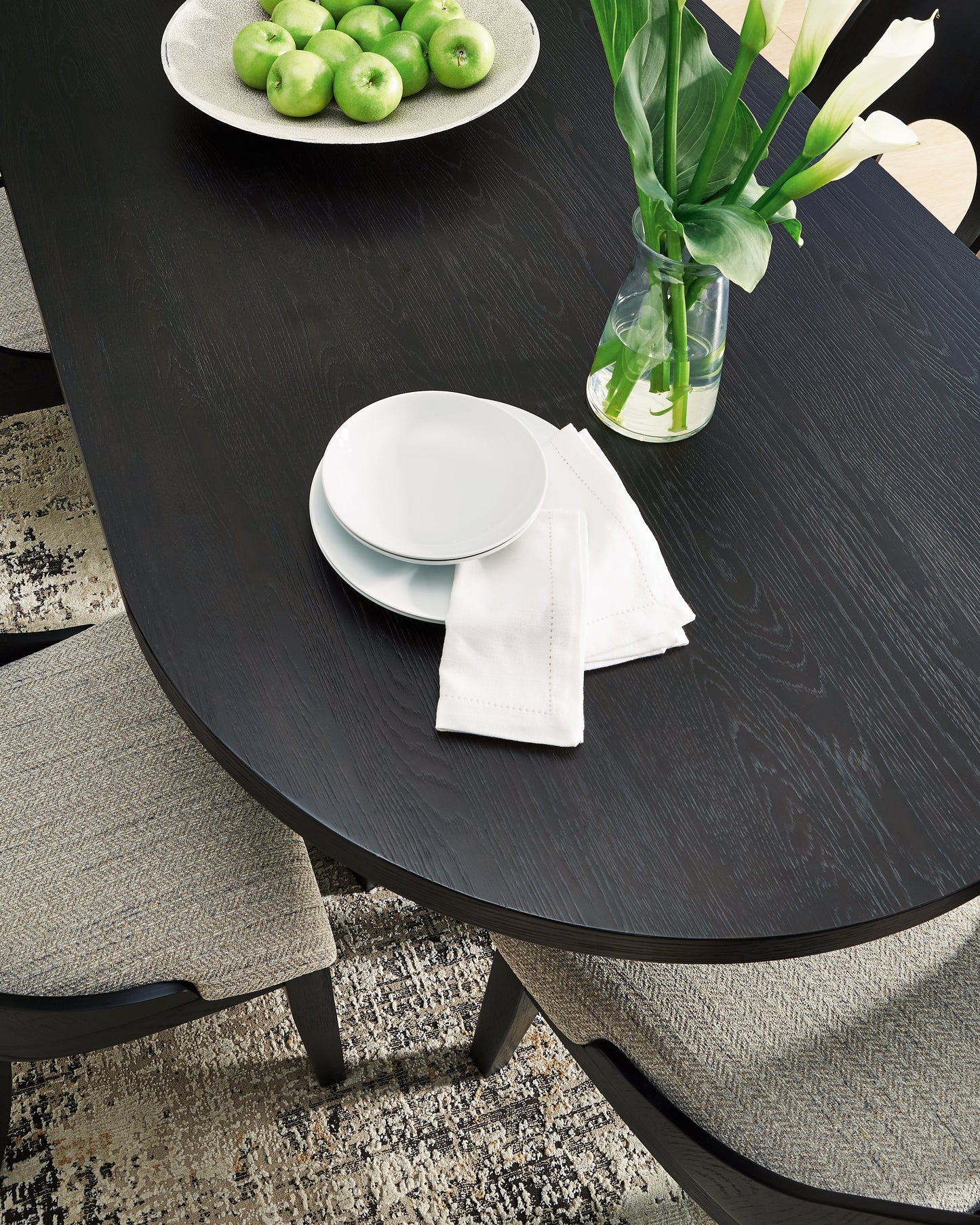 Rowanbeck Black Dining Table