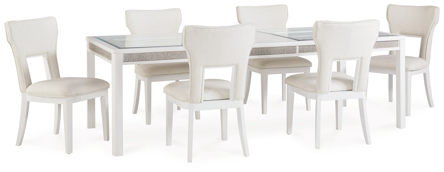 Chalanna Dining Table and 6 Chairs