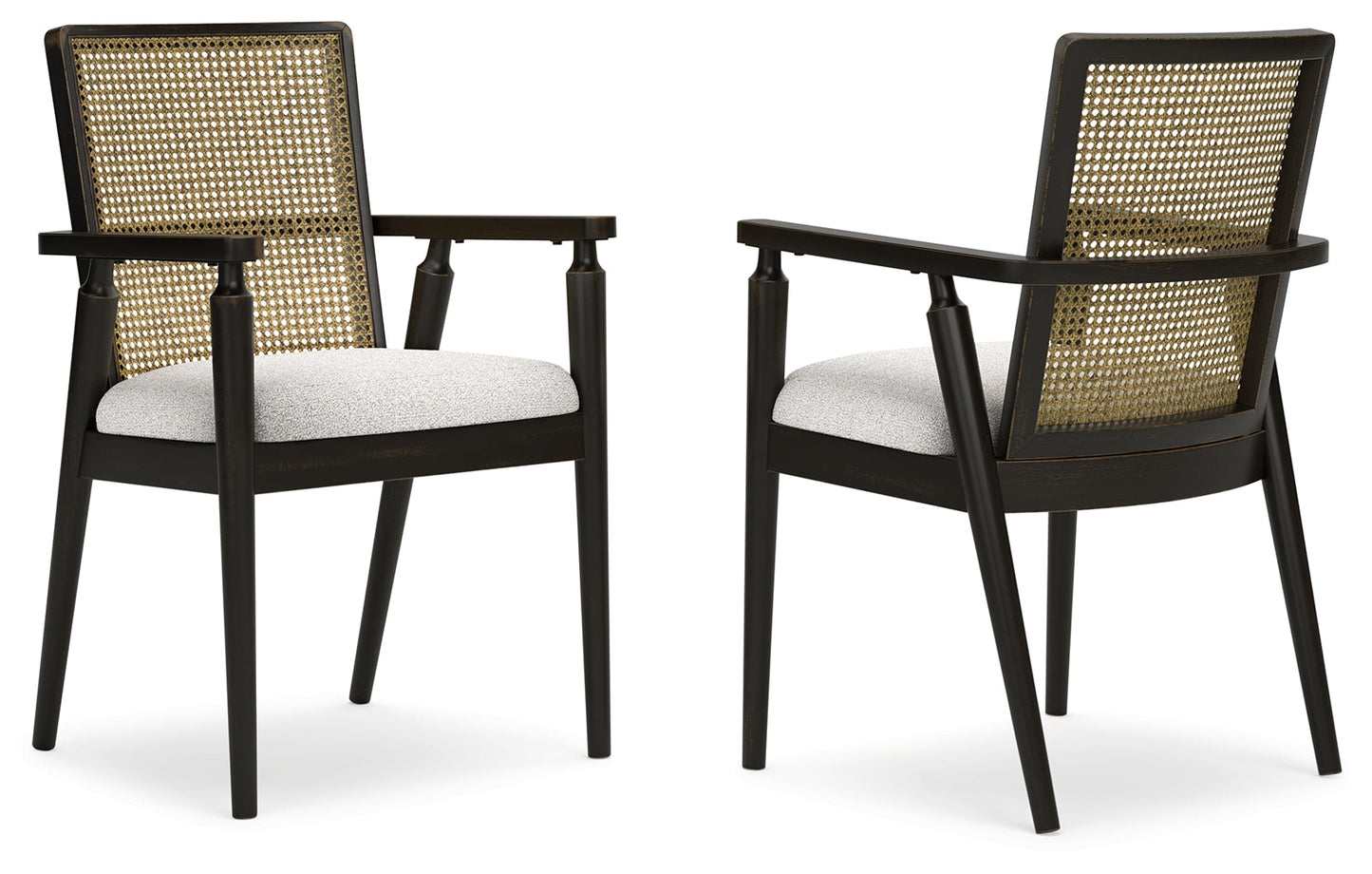 Galliden Black Dining Arm Chair (Set of 2)