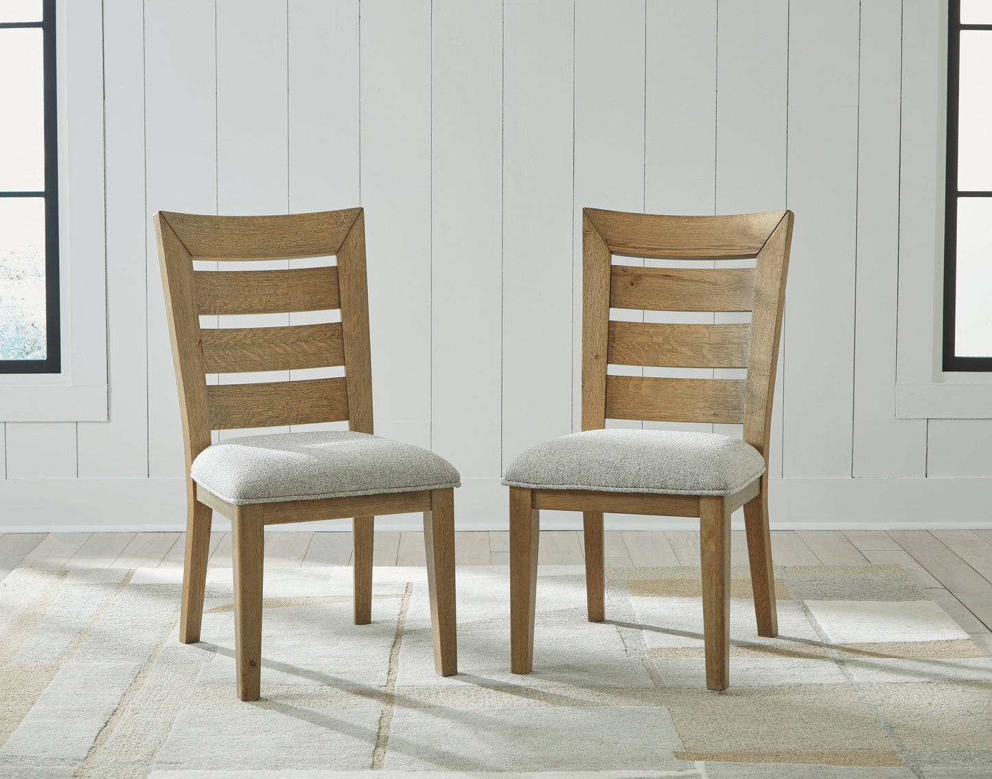 Galliden Light Brown Dining Chair (Set of 2)