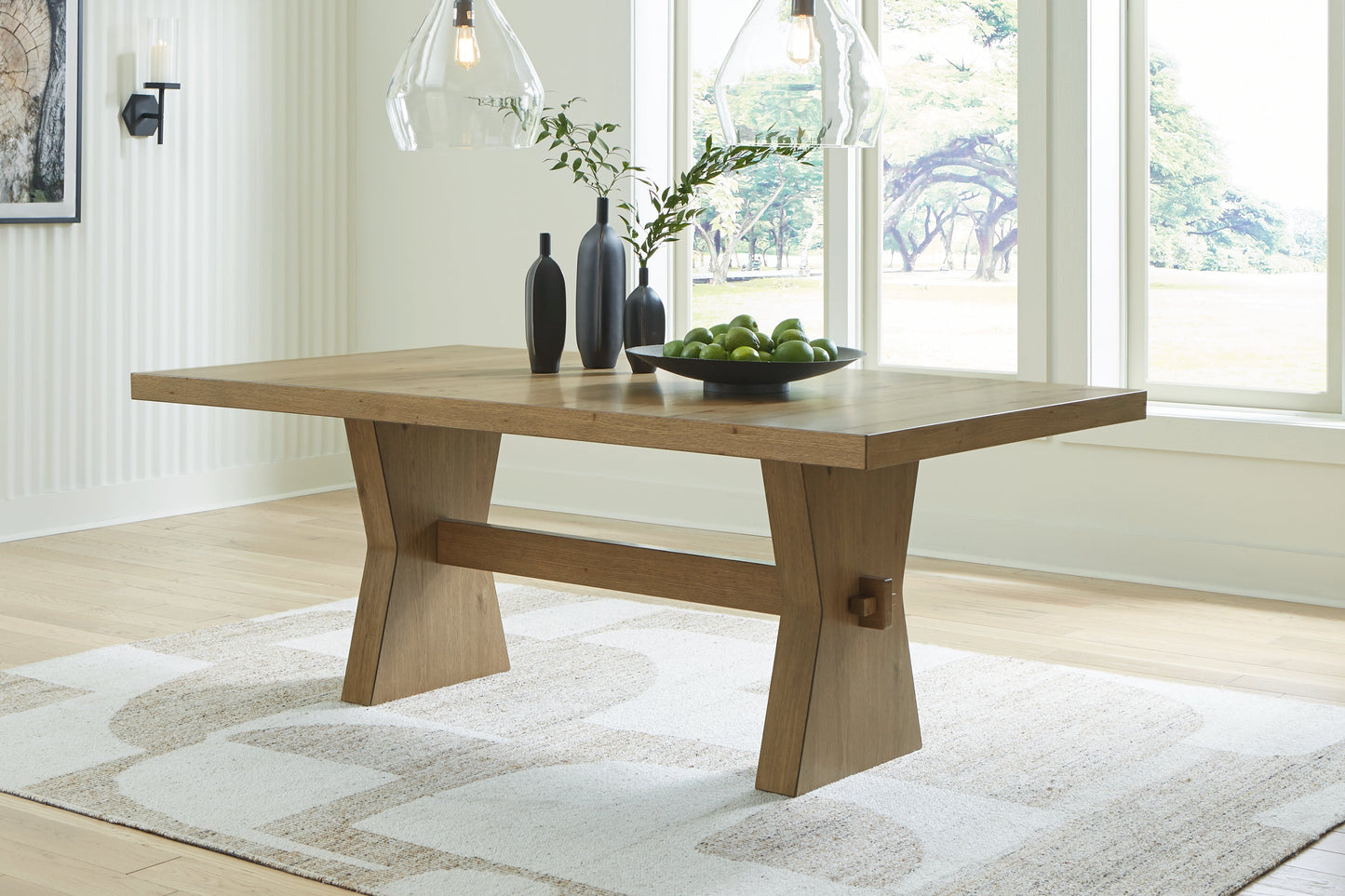 Galliden Light Brown Dining Table