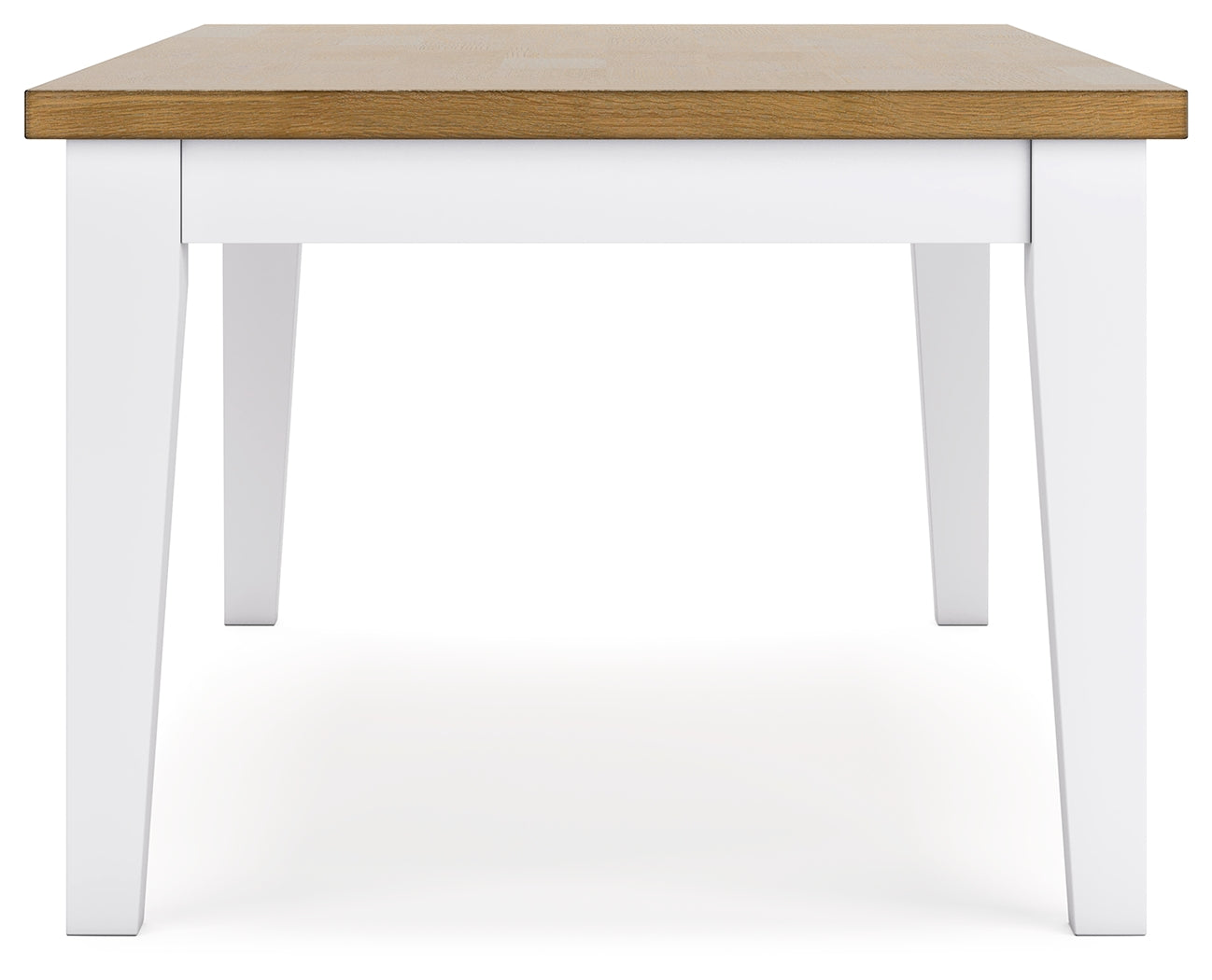 Ashbryn White/Natural Dining Table