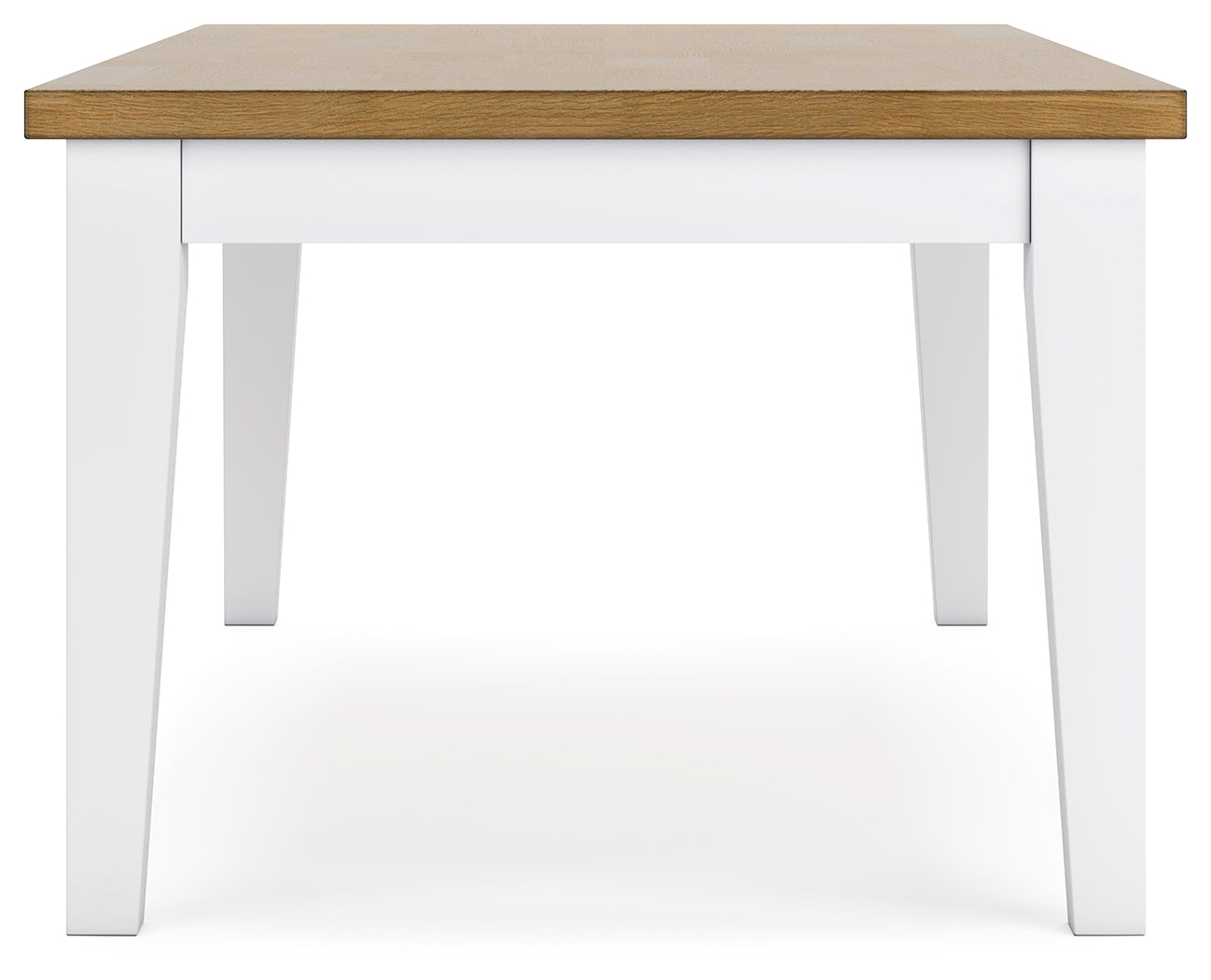 Ashbryn White/Natural Dining Table