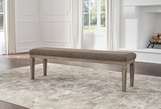 Lexorne Gray 63" Dining Bench