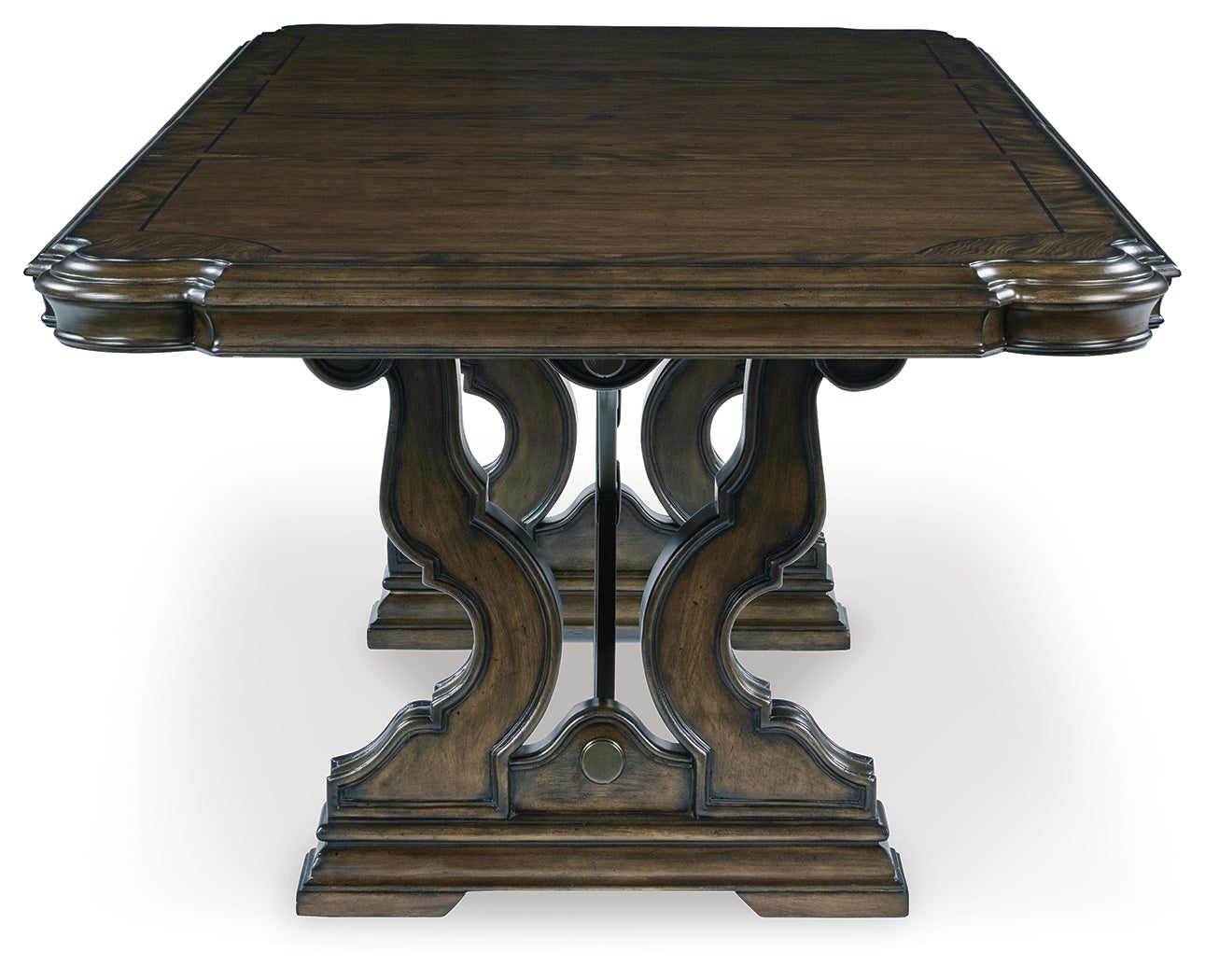 Maylee Dark Brown Dining Extension Table