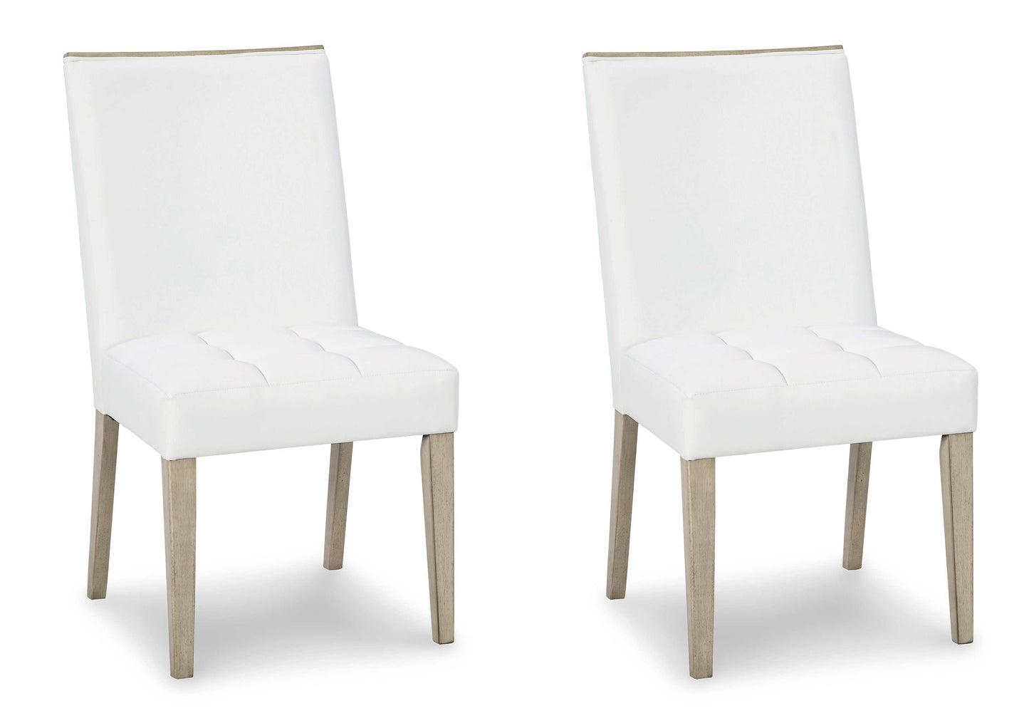 Wendora Bisque & White Dining Room Chair (Set of 2)