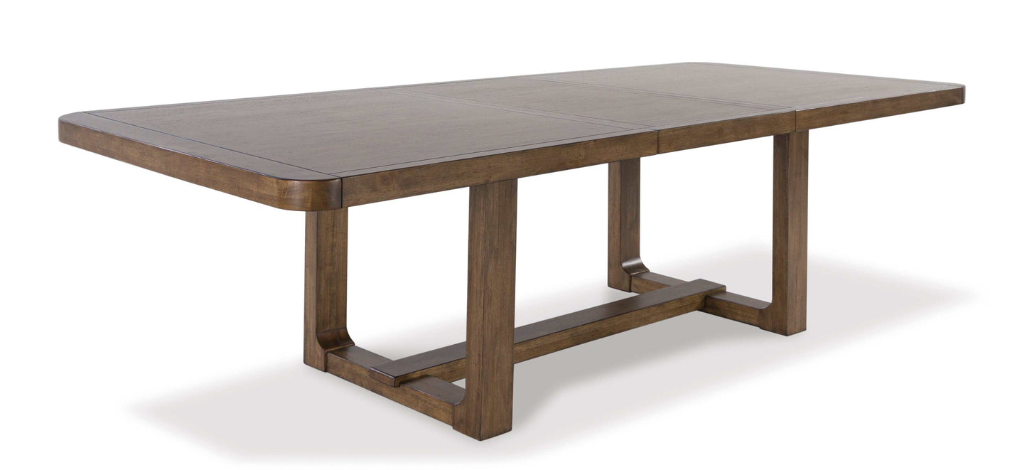 Cabalynn Light Brown Dining Table w/ Extension