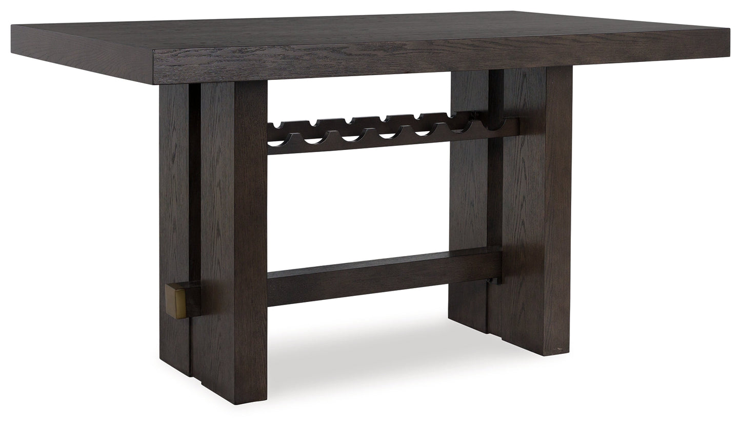 Burkhaus Brown Counter Height Dining Table