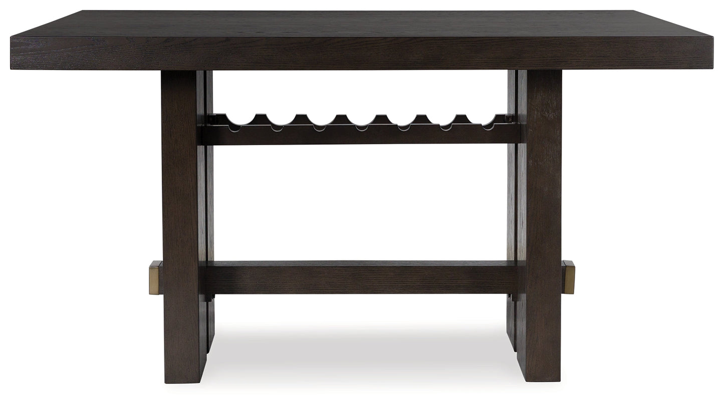 Burkhaus Brown Counter Height Dining Table