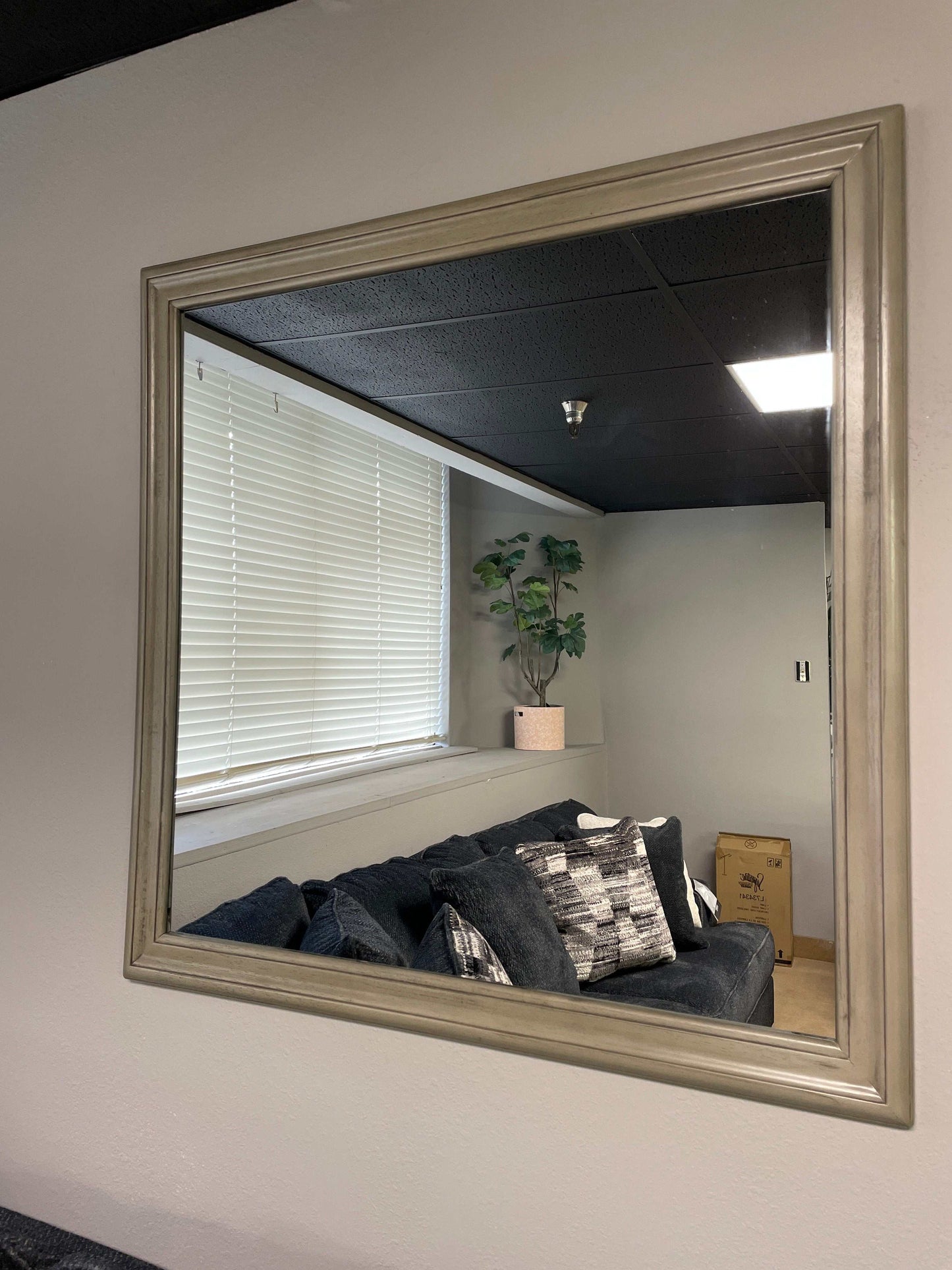 Kordasky Gray Bedroom Mirror