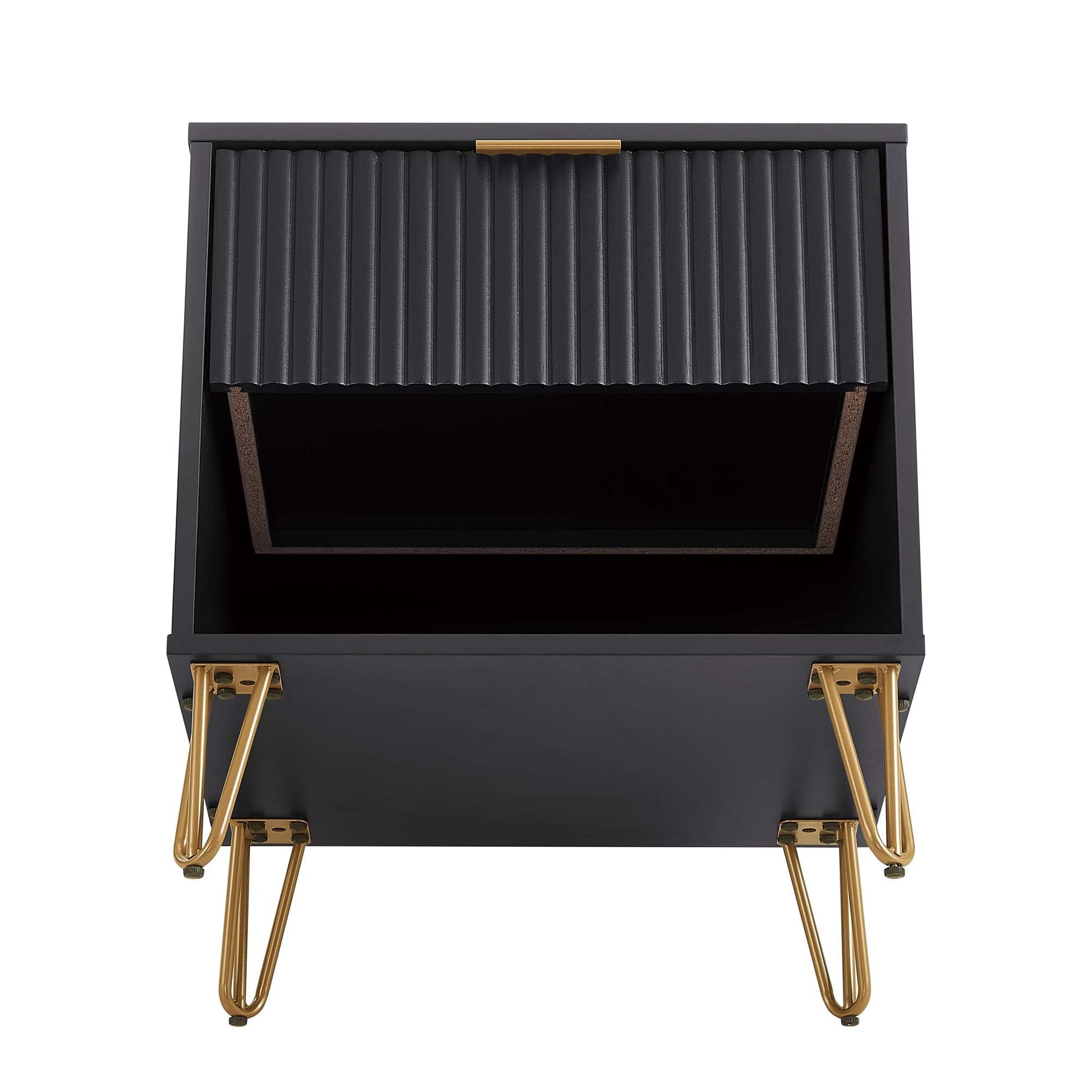 DUMBO 1.0 Nightstand in Black (set of 2) - Ornate Home