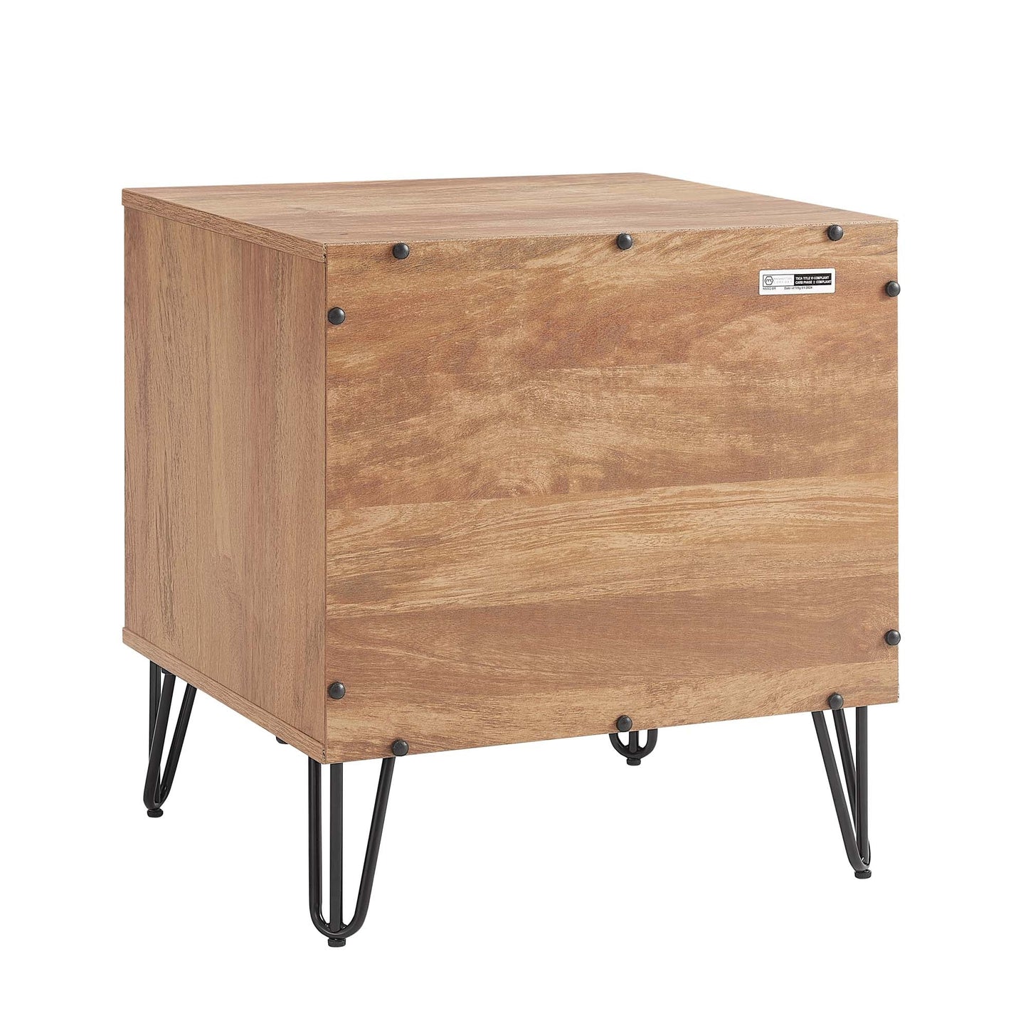 DUMBO 1.0 Nightstand in Golden Brown (set of 2) - Ornate Home