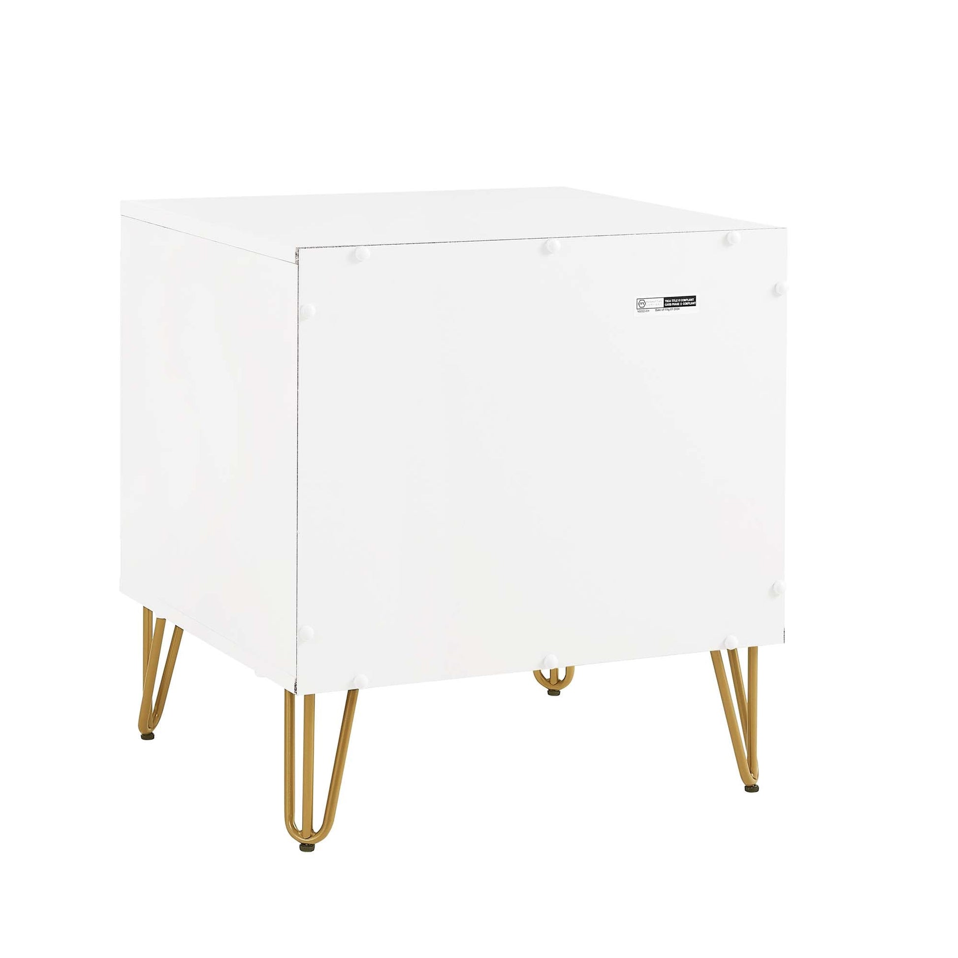 DUMBO 1.0 Nightstand in White - Ornate Home