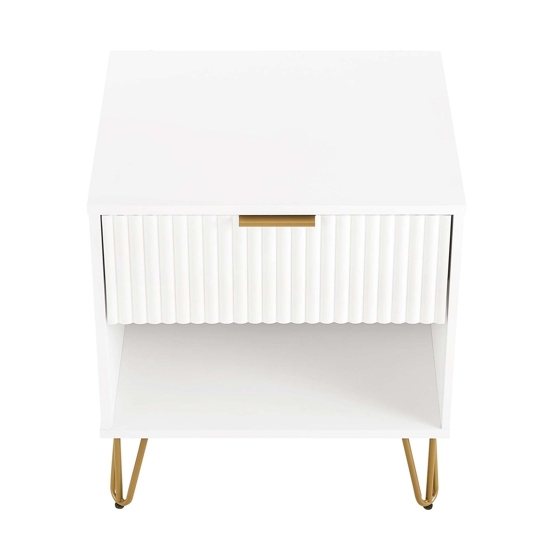 DUMBO 1.0 Nightstand in White (set of 2) - Ornate Home