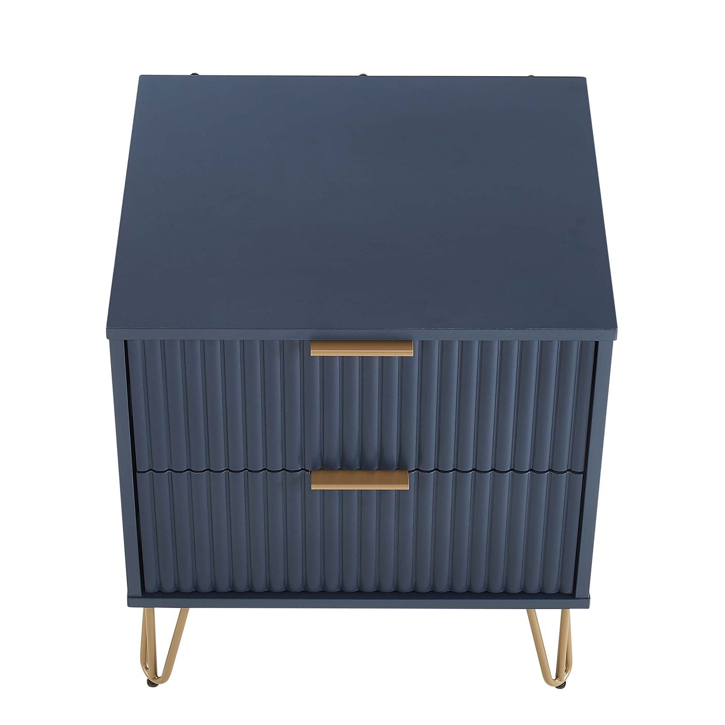 DUMBO 2.0 Nightstand in Midnight Blue (set of 2) - Ornate Home