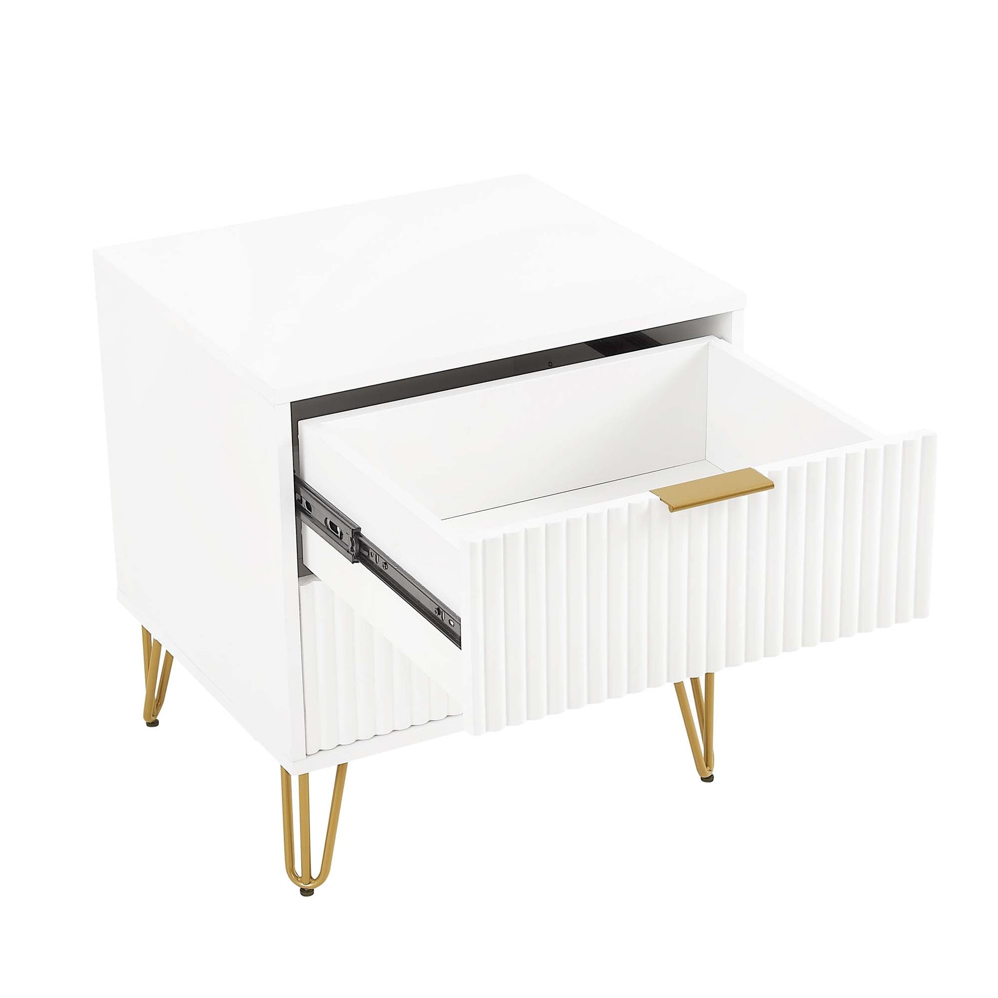 DUMBO 2.0 Nightstand in White (set of 2) - Ornate Home
