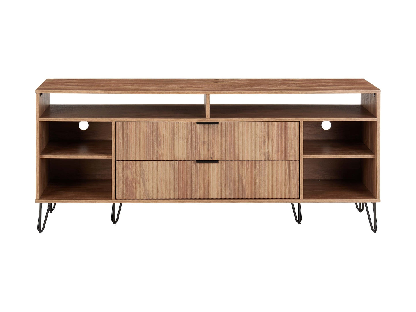 DUMBO 63" TV Stand in Golden Brown - Ornate Home