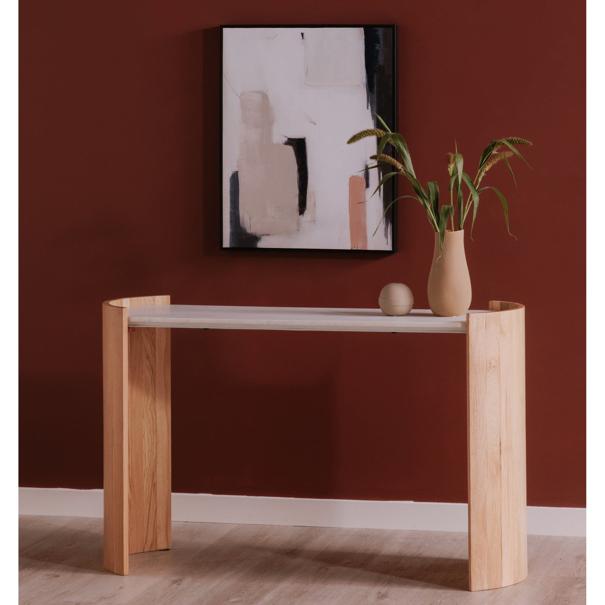 Dala White Console Table - Ornate Home