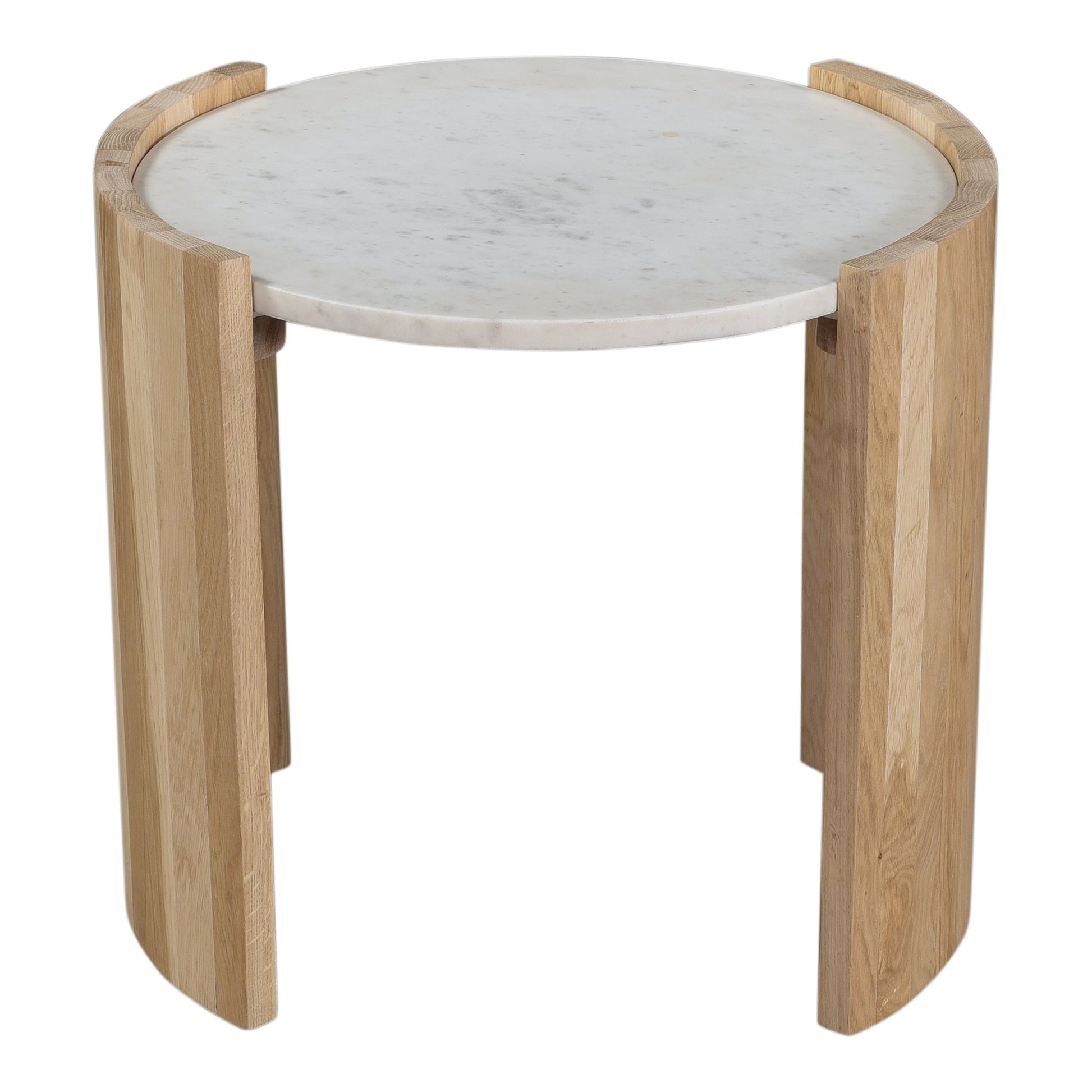 Dala White Side Table - Ornate Home