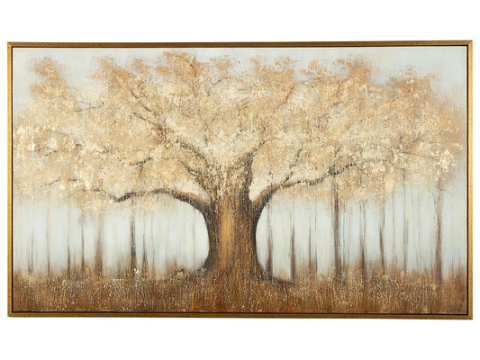 Dalewick Brown/Gray/Gold Finish Wall Art- Viva Furn