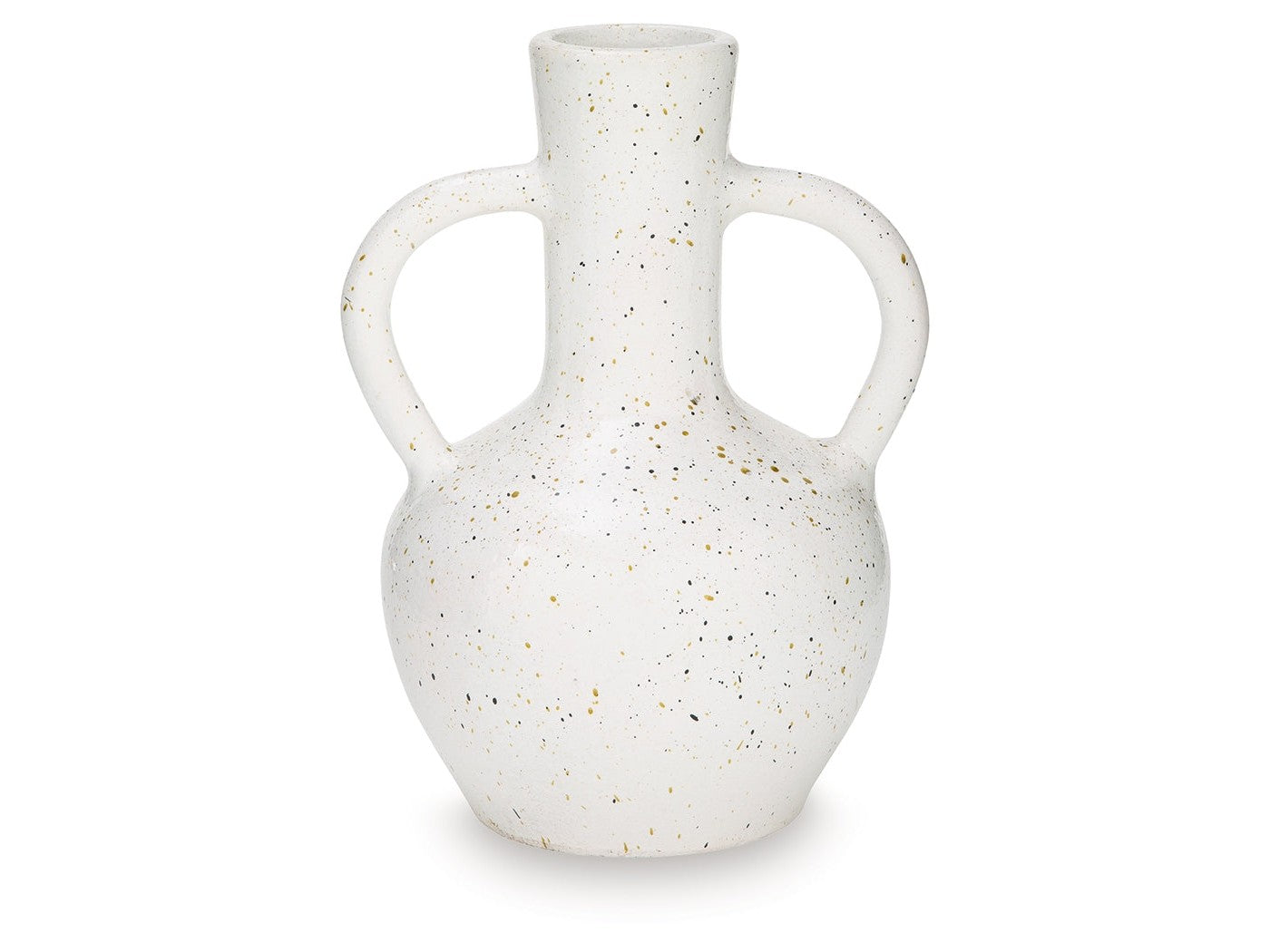 Dallinworth White/Black Vase (13.25" H)- Viva Furn