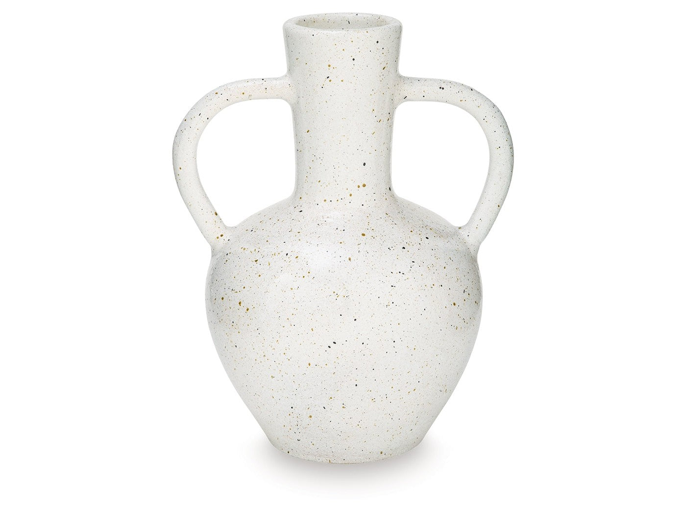 Dallinworth White/Black Vase (15" H)- Viva Furn