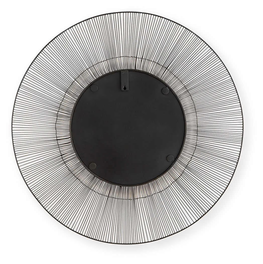 Dallmen Black/Gold Accent Mirror- Viva Furn