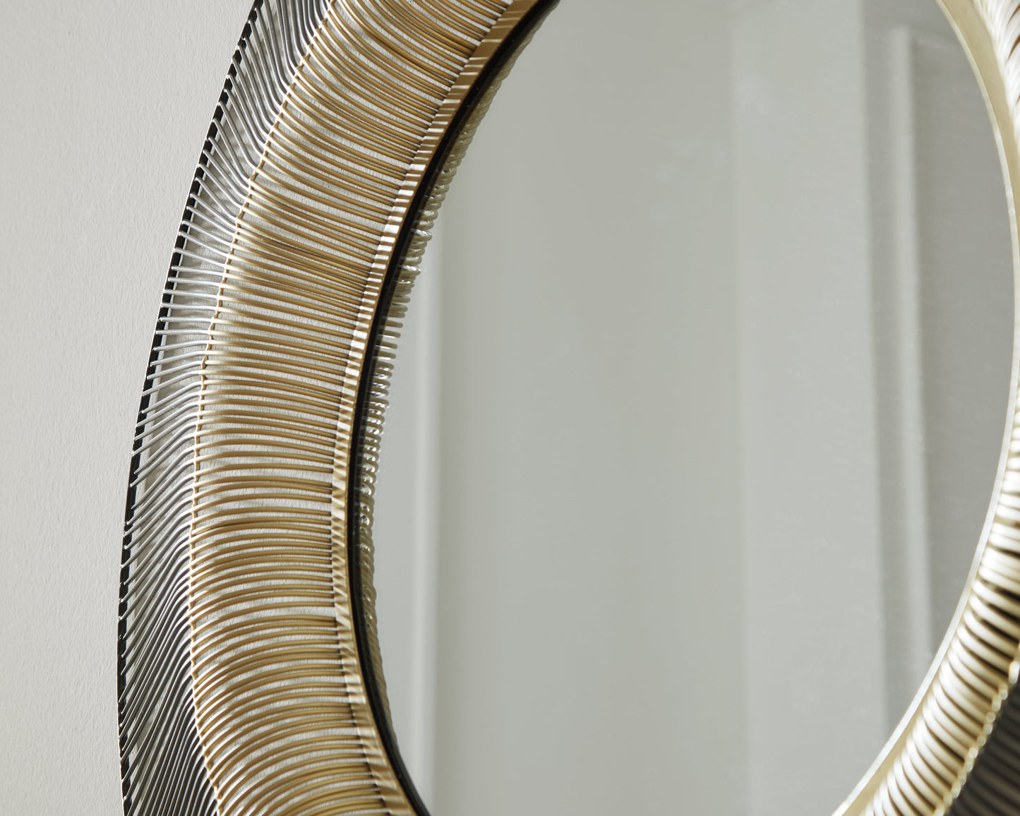 Dallmen Black/Gold Accent Mirror- Viva Furn