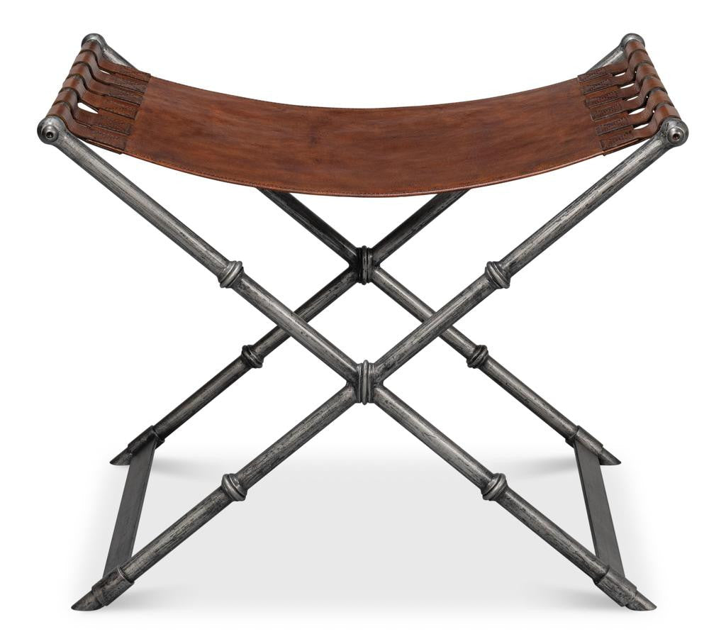 Dalton Brown Equestrian Bench - Ornate Home
