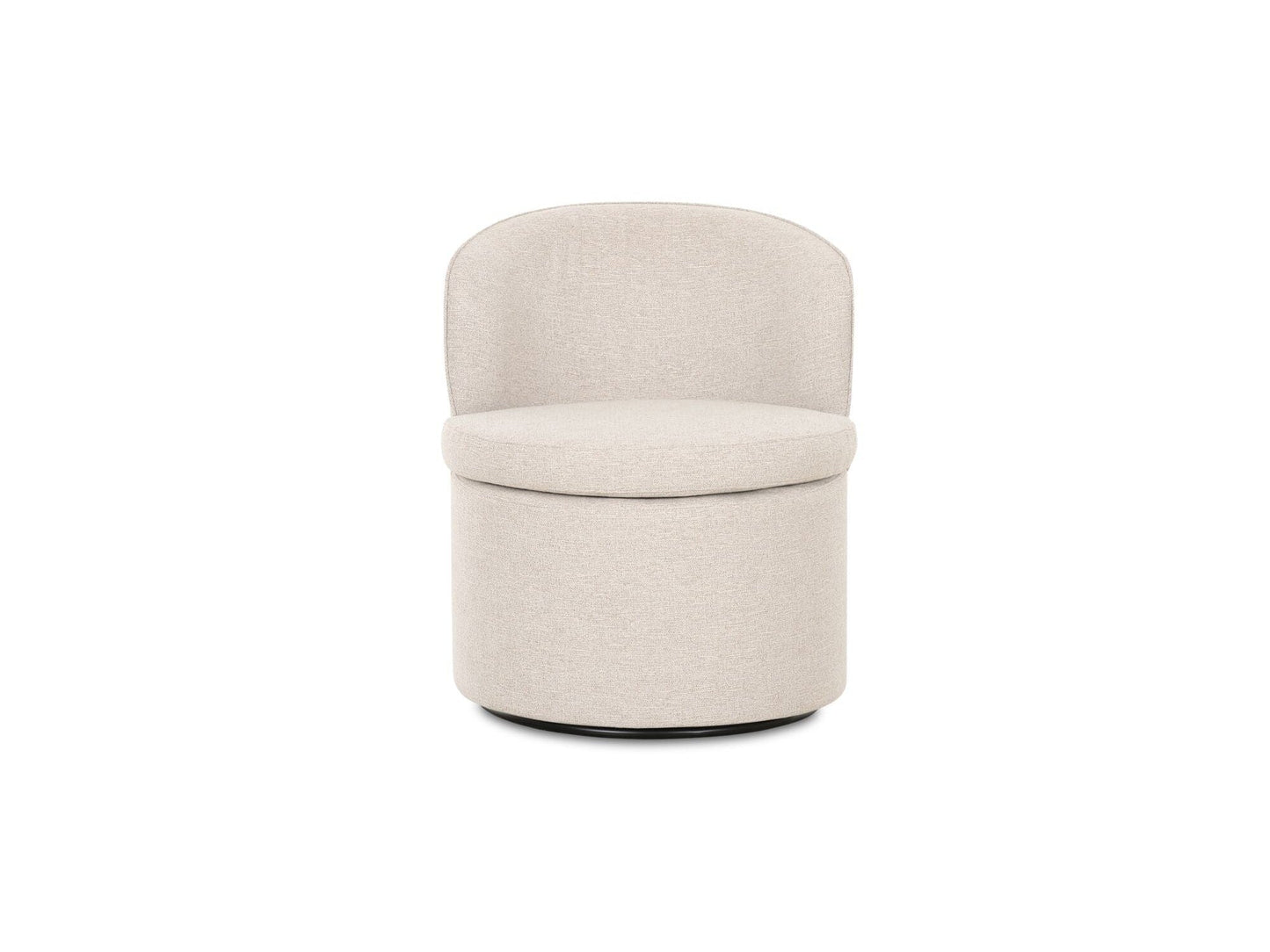 Dane Oatmeal Swivel Dining Chair - Ornate Home