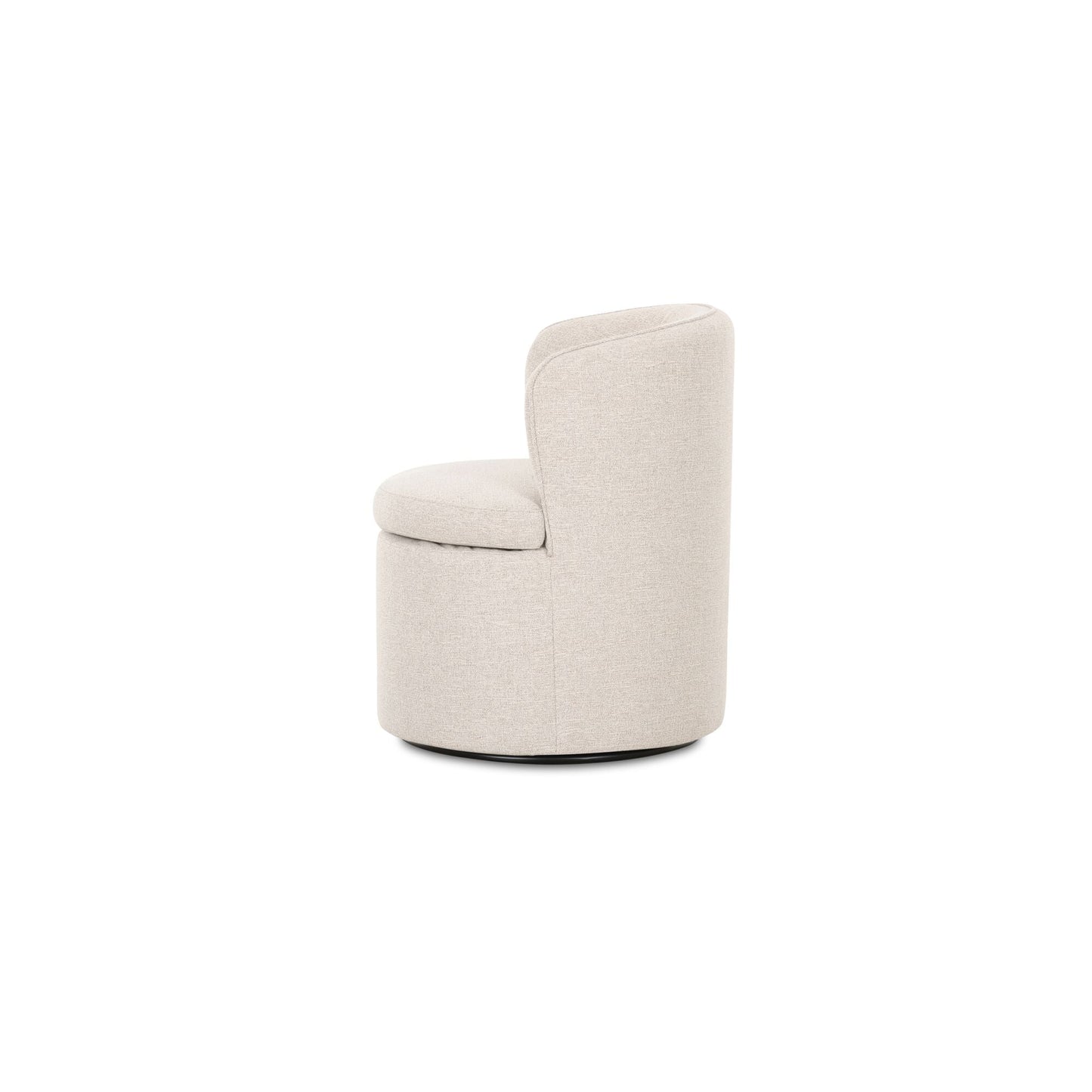 Dane Oatmeal Swivel Dining Chair - Ornate Home